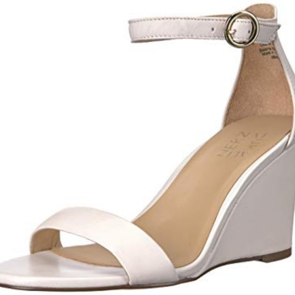 Naturalizer 'Kierra' Wedge Sandal in Alabaster 7.5 - Picture 2 of 3